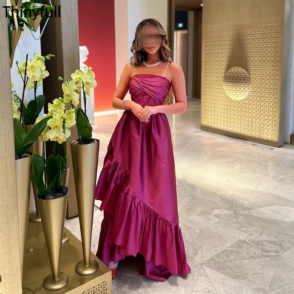 Thinyfull A Line Saudi Arabia Evening Dresses Strapless Sleeveless Prom Party Gowns Formal Dresses Women Dubai robe soireé femme
Thinyfull A Line Saudi Arabia Evening Dresses Strapless Sleeveless Prom Party Gowns Formal Dresses Women Dubai robe soireé femme