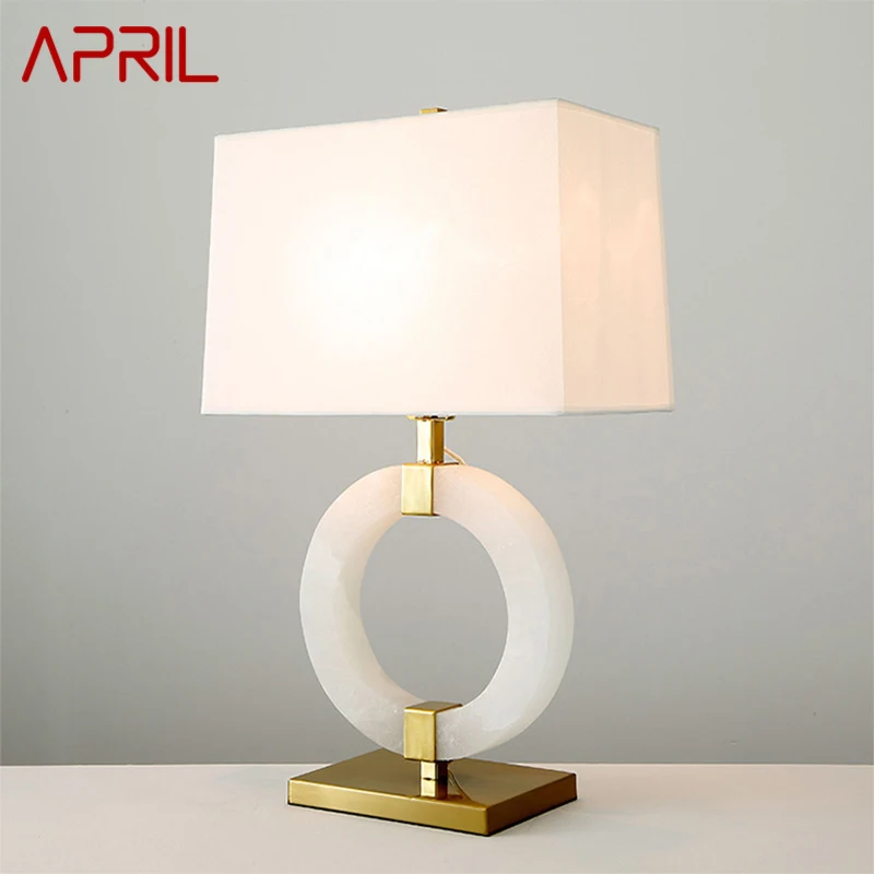 APRIL Modern Marble Table Lamp LED Creative Fashion White Simple Desk Light for Decor Home Living Room Bedroom Study
APRIL Modern Marble Table Lamp LED Creative Fashion White Simple Desk Light for Decor Home Living Room Bedroom Study