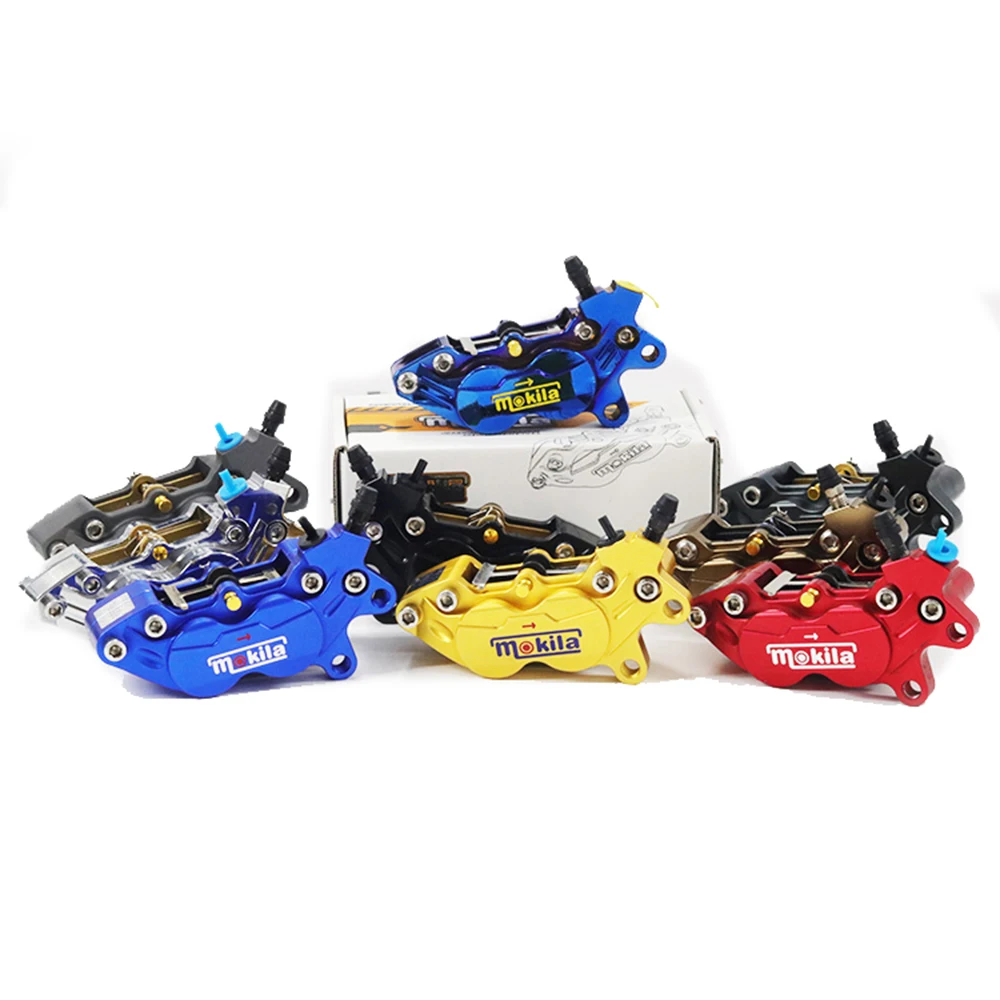 Motorcycle modification Grey Red Brown Black four piston caliper HF6 BWS RSZ CNC rear brake 9mm hole motorcycle parts
Motorcycle modification Grey Red Brown Black four piston caliper HF6 BWS RSZ CNC rear brake 9mm hole motorcycle parts