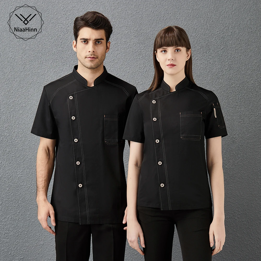 High Quality Women and Men WorkWear Baker Custom Logo Chef Jacket Catering Restaurant Uniforms Coat Kitchen Cook Chef Uniforms
High Quality Women and Men WorkWear Baker Custom Logo Chef Jacket Catering Restaurant Uniforms Coat Kitchen Cook Chef Uniforms