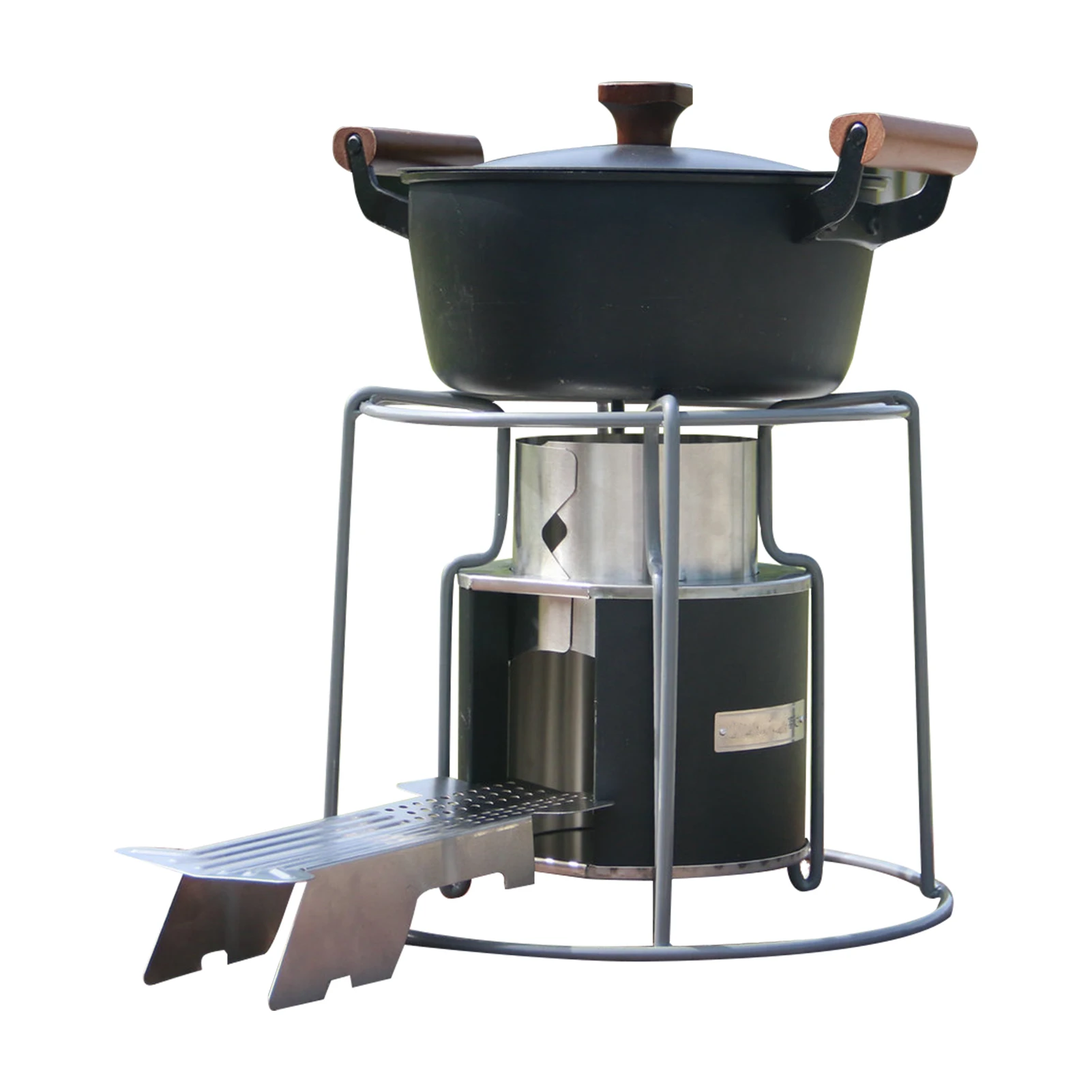 Multi-Functional Outdoor Wood Stove Outdoor Cooking Stainless Steel Backpacking Stove Portable Small Burning Stove For Picnic
Multi-Functional Outdoor Wood Stove Outdoor Cooking Stainless Steel Backpacking Stove Portable Small Burning Stove For Picnic