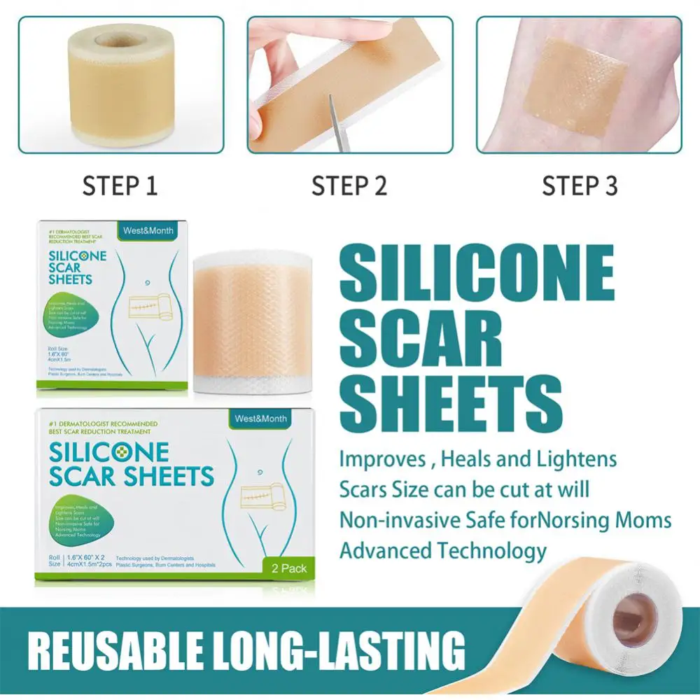 150cm Silicone Gel Scar Sheet Patch Treatment Removal Tape Acne Trauma Burn Scar Cover Skin Repair Section Ear Beauty
150cm Silicone Gel Scar Sheet Patch Treatment Removal Tape Acne Trauma Burn Scar Cover Skin Repair Section Ear Beauty