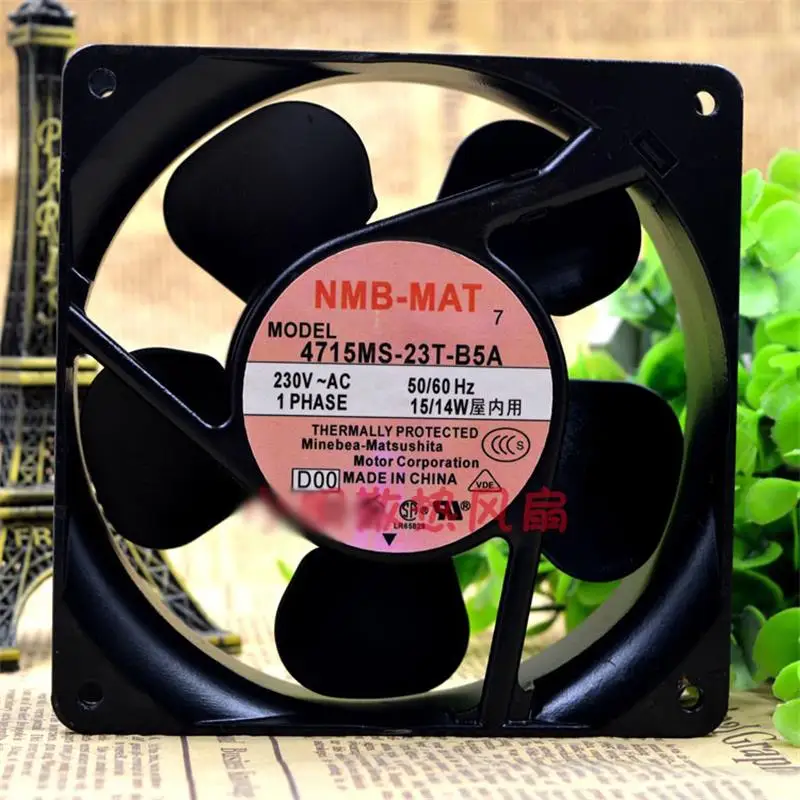 

New Cooling Fan For NMB 4715MS-23T-B5A 12038 AC230V UPS Cooling Fan Ball Axial Fan
