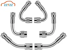 6 Pieces Valve Stem Extenders Metal Valve Stem Extensions Universal Wheel Tyre Valve Extender Adapter for Motorcycle Car Tires
6 Pieces Valve Stem Extenders Metal Valve Stem Extensions Universal Wheel Tyre Valve Extender Adapter for Motorcycle Car Tires