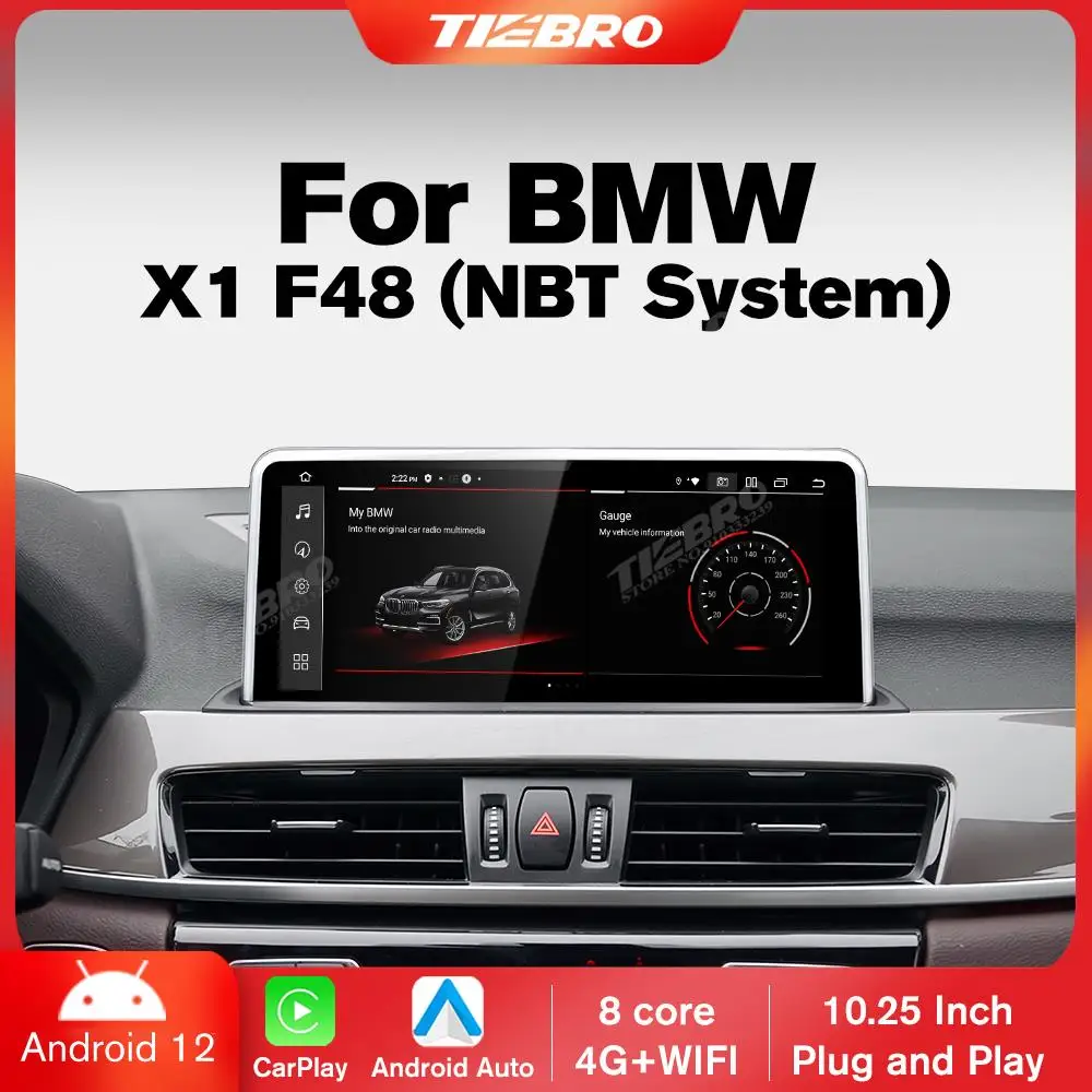 TIEBRO 4G+128G 10.25inch For BMW X1 F48 NBT 2016-2017 Car Radio GPS Navigation Carplay Android Auto Car Stereo Multimedia Player
TIEBRO 4G+128G 10.25inch For BMW X1 F48 NBT 2016-2017 Car Radio GPS Navigation Carplay Android Auto Car Stereo Multimedia Player