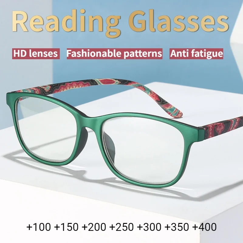 FG Fashion Pattern Ultra-light Portable Reading Glasses Men and Women HD Anti-fatigue Presbyopic Glasses +1.0 To +4.0
FG Fashion Pattern Ultra-light Portable Reading Glasses Men and Women HD Anti-fatigue Presbyopic Glasses +1.0 To +4.0