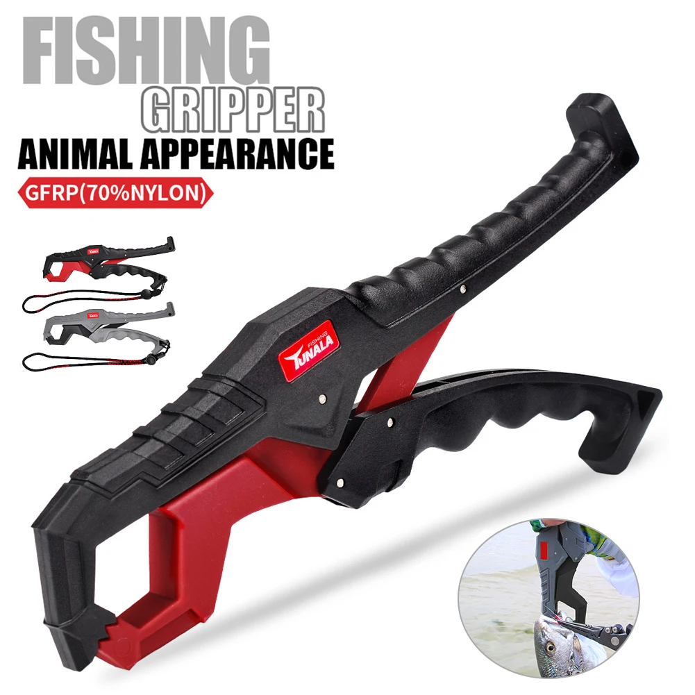 Fish Gripper 9.5" Lightweight Glass Fiber Fish Grabber with Lanyard Anti-Rust Anti-Corrosion Catfish Mouth Pliers Holder Clamp
Fish Gripper 9.5" Lightweight Glass Fiber Fish Grabber with Lanyard Anti-Rust Anti-Corrosion Catfish Mouth Pliers Holder Clamp