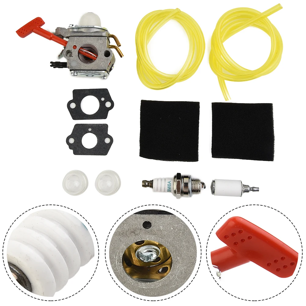 11pcs Carburetor Kit For Homelite PBC3600 C1U-H39A UP00608A UP00608 UP00021 Garden Power Tool Accessories Spare Parts
11pcs Carburetor Kit For Homelite PBC3600 C1U-H39A UP00608A UP00608 UP00021 Garden Power Tool Accessories Spare Parts