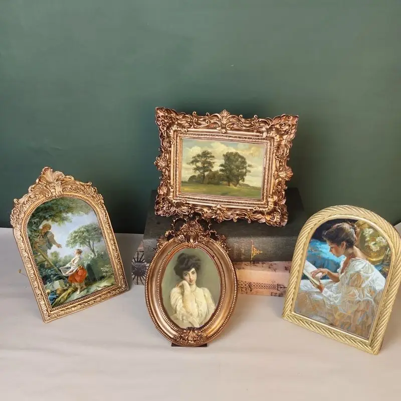 Nordic European Retro Vintage Carved Baroque Oil Painting Canvas Photo Frames for Picture Wall Decor Living Room Decoration
Nordic European Retro Vintage Carved Baroque Oil Painting Canvas Photo Frames for Picture Wall Decor Living Room Decoration