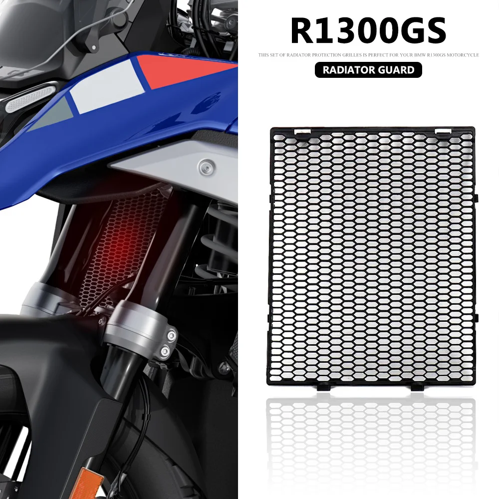 

New Motorcycle Black Radiator Guard Grille Cover Protection For BMW R1300GS r1300gs R 1300 GS R 1300GS 2023 2024