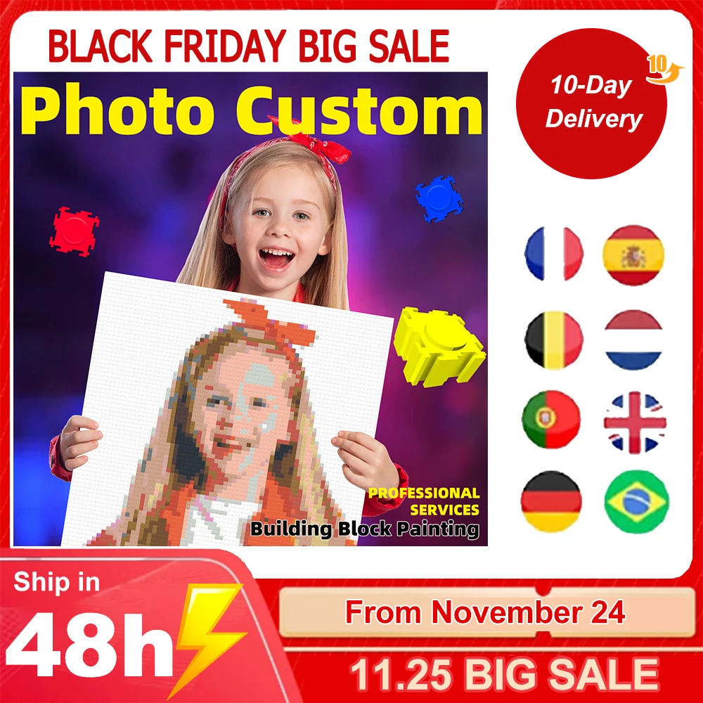 Photo Custom Pixel Art Build Art With Building Blocks DIY Home Wall Decoration Private Craft Mosaic Block Photo Painting Gift
Photo Custom Pixel Art Build Art With Building Blocks DIY Home Wall Decoration Private Craft Mosaic Block Photo Painting Gift