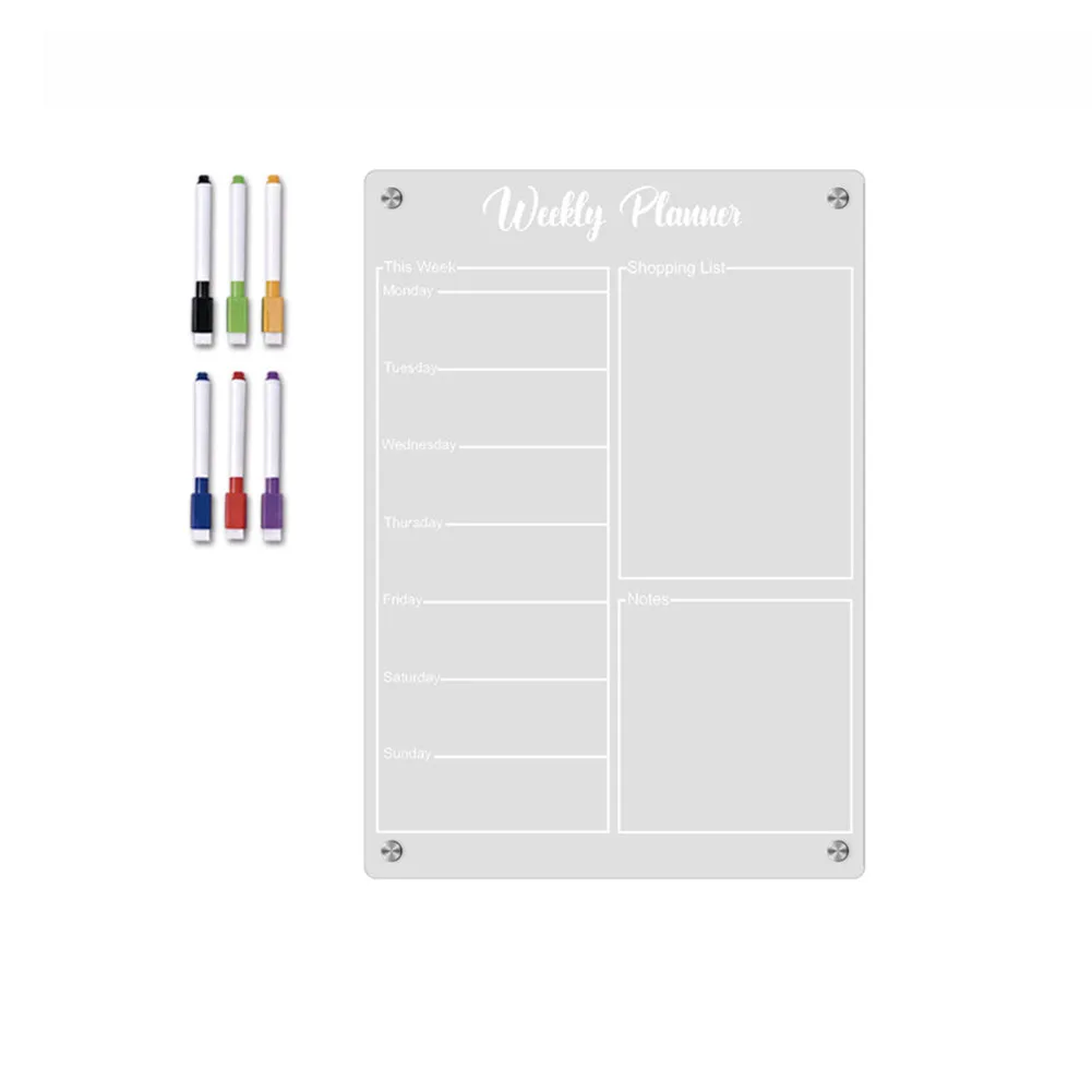 Stay on Top of Your Schedule with this Fridge Magnet Sticker Calendar Equipped with 6 Brightly Colored Markers
Stay on Top of Your Schedule with this Fridge Magnet Sticker Calendar Equipped with 6 Brightly Colored Markers