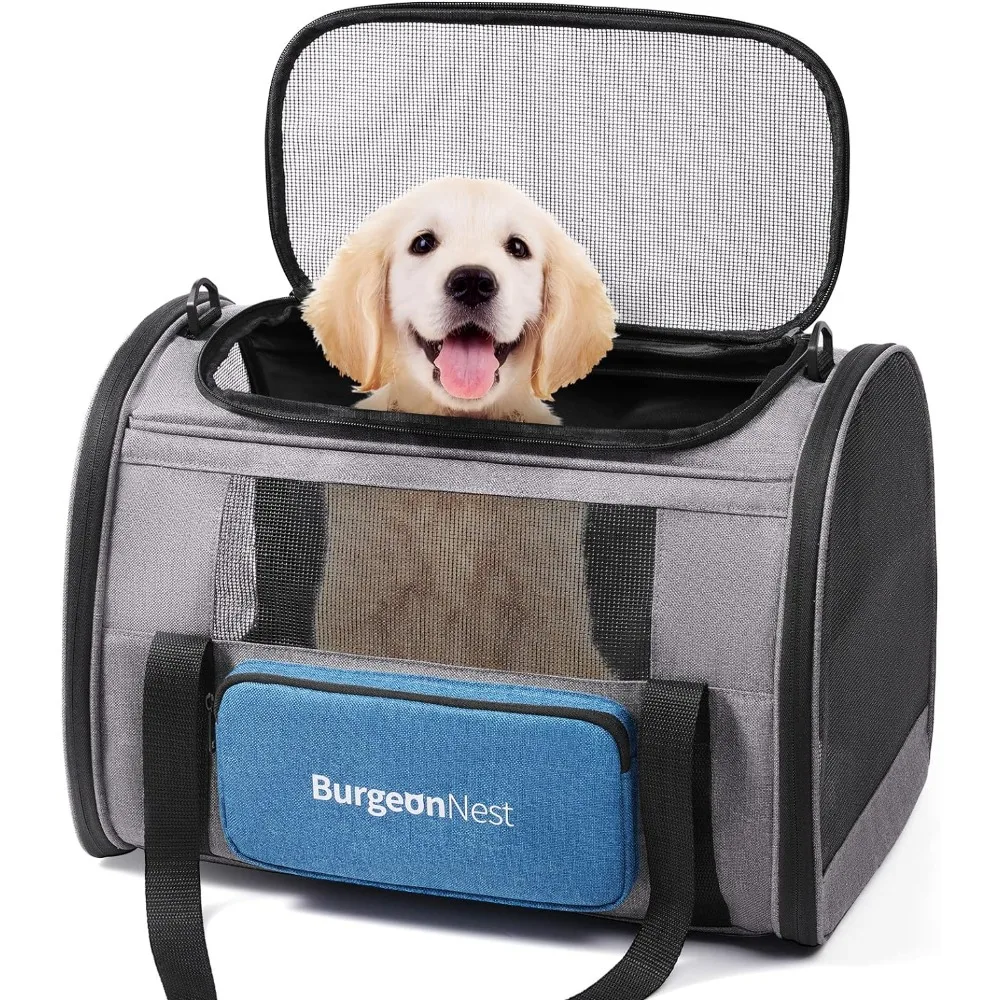 BurgeonNest Cat Carrier for Large Cats 20 lbs, Soft-Sided Pet Carrier for Small Dogs Medium Cats Under 25 lbs, Puppy
BurgeonNest Cat Carrier for Large Cats 20 lbs, Soft-Sided Pet Carrier for Small Dogs Medium Cats Under 25 lbs, Puppy
