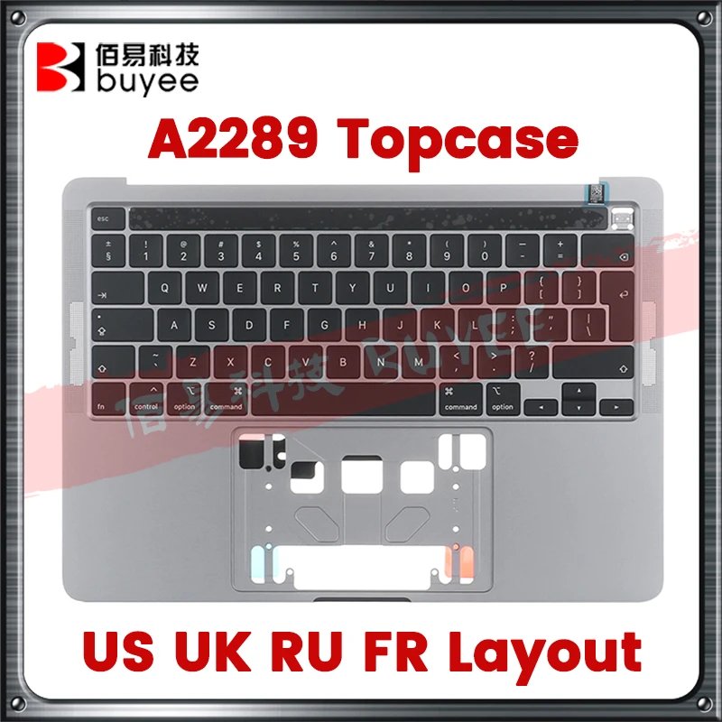 

Original New A2289 Topcase For MacBook Pro Retina 13" EMC3456 A2289 w/ Keyboard UK US FR RU English 2020 Year Laptop Replacement