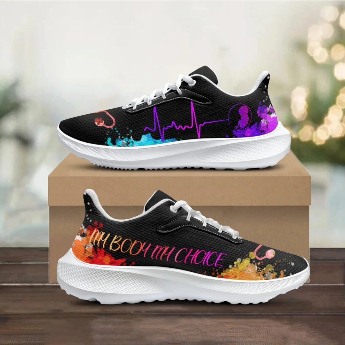 Protect the Uterus Pattern Female Spring Autumn Tennis Shoes Absorption Lightweight Breathable Running Sneakers Tenis Masculino
Protect the Uterus Pattern Female Spring Autumn Tennis Shoes Absorption Lightweight Breathable Running Sneakers Tenis Masculino