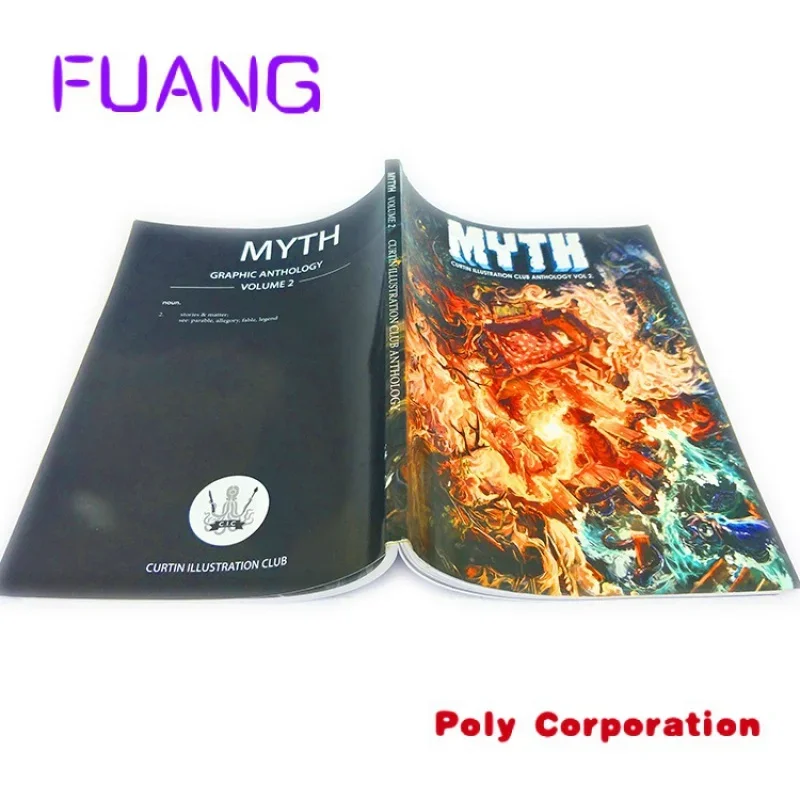 

Custom Cheap Softcover Book Comic Book Printer Offer by China Digital Printing YBJ Printing Paper & Paperboard Soft Cover Varni