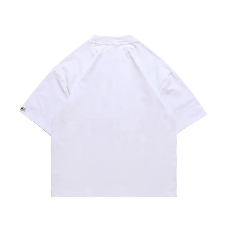 Футболка мужская с круглым вырезом и принтом, свободного покроя
Футболка мужская с круглым вырезом и принтом, свободного покроя