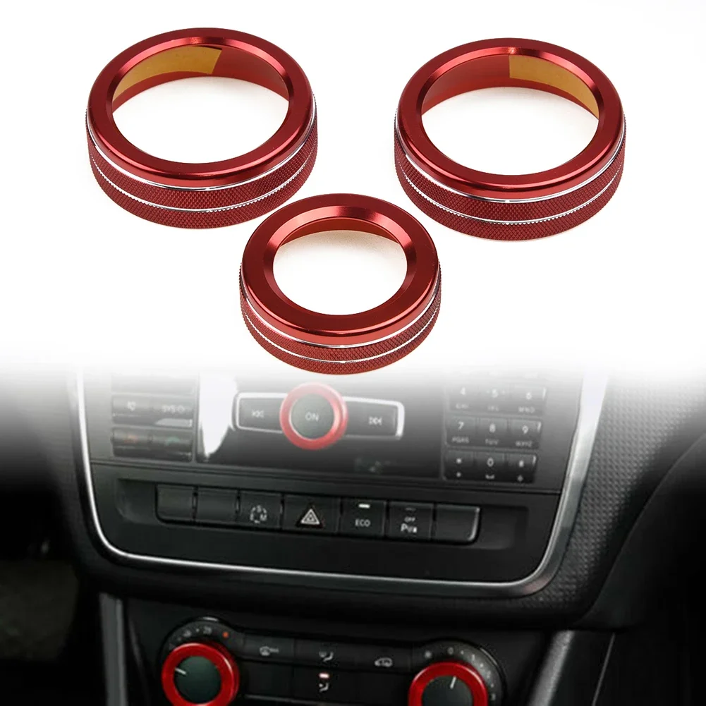 3pcs Car Air-Condition Button Trim Cover Red For Mercedes-Benz A B CLA GLA Class W176 W246 X156 C117 Car Styling Accessories
3pcs Car Air-Condition Button Trim Cover Red For Mercedes-Benz A B CLA GLA Class W176 W246 X156 C117 Car Styling Accessories