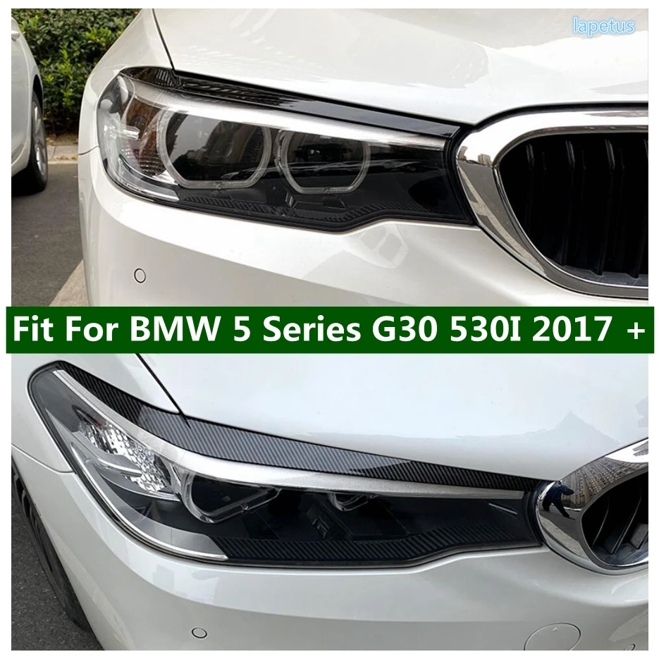 Front Head Lights Lamps Eyelid Eyebrow Strip Decor Cover Trim For BMW 5 Series G30 530I 2017 - 2023 Black Exterior Accessories
Front Head Lights Lamps Eyelid Eyebrow Strip Decor Cover Trim For BMW 5 Series G30 530I 2017 - 2023 Black Exterior Accessories