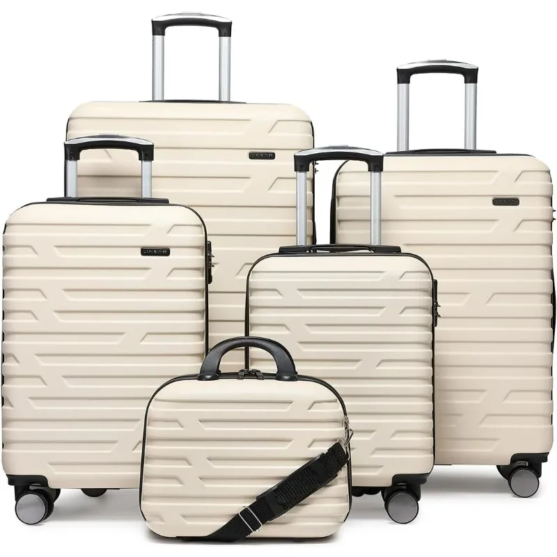 

Expandable Luggage Sets Clearance, Suitcases with Spinner Wheels, Hard Shell Luggage Carry on Luggage Set with TSA Lock