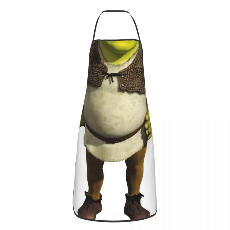 

Shrek Apron Aprons Chef Cooking Cuisine Tablier Sleeveless Bib Kitchen Cleaning Pinafore for Women Men Painting