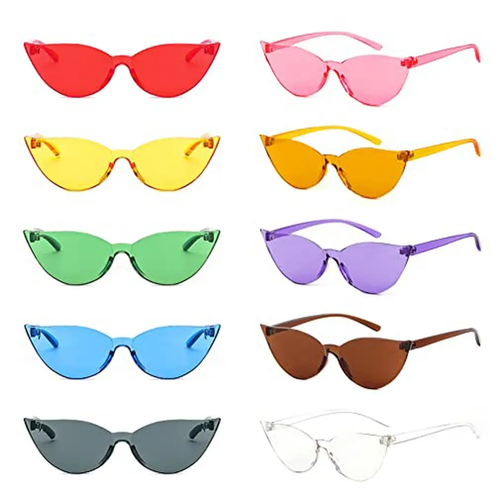 Costume Party Favor Transparent Trendy Rimless Cat Eye Sunglasses Sunglasses for Women Eyewear
Costume Party Favor Transparent Trendy Rimless Cat Eye Sunglasses Sunglasses for Women Eyewear