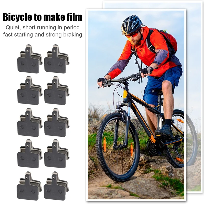 Полуметаллические тормозные колодки из смолы для велосипеда Shimano B01S M375 M395 M446 M485 M486 M416, 10 шт.
Полуметаллические тормозные колодки из смолы для велосипеда Shimano B01S M375 M395 M446 M485 M486 M416, 10 шт.