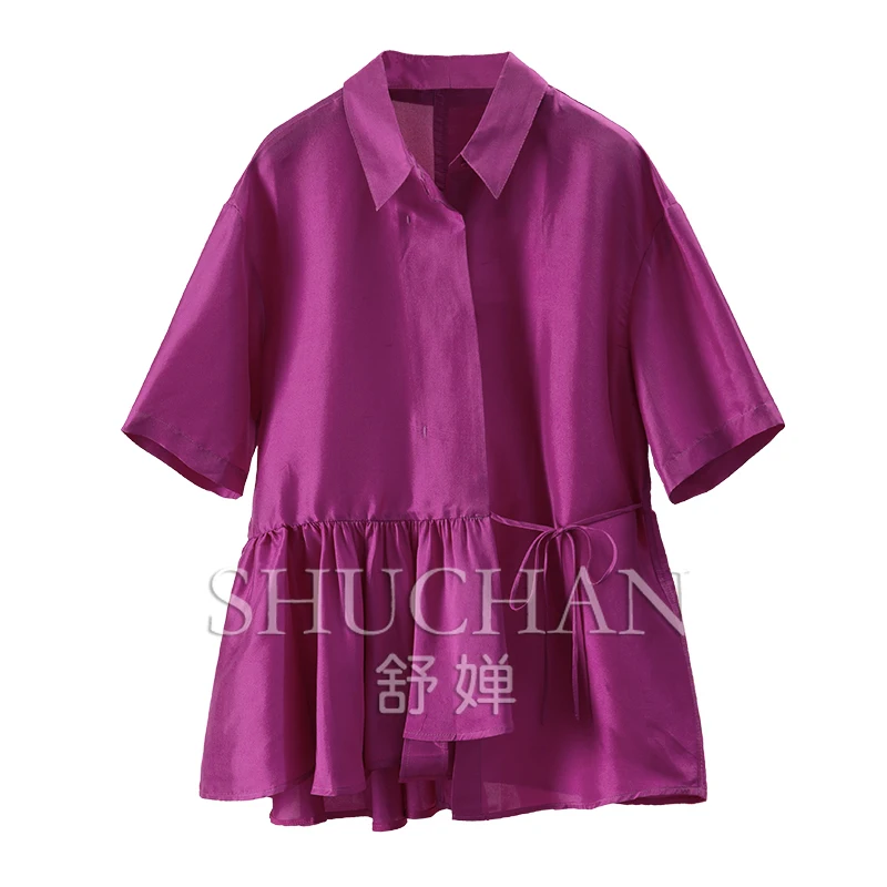 New 2024 100% Natural Silk Blouses for Women Fashion Shirts for Women Women Tops and Bloues Top Mujer
New 2024 100% Natural Silk Blouses for Women Fashion Shirts for Women Women Tops and Bloues Top Mujer