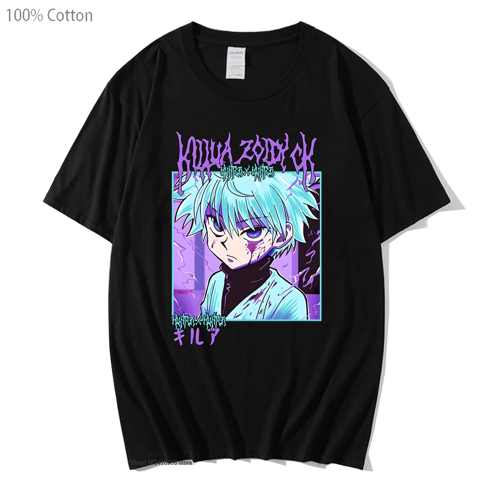 Футболки Hunter X Hunter с аниме Killua для мужчин и женщин, летняя Мягкая Повседневная футболка с коротким рукавом, 100% хлопок, Y2k одежда унисекс
Футболки Hunter X Hunter с аниме Killua для мужчин и женщин, летняя Мягкая Повседневная футболка с коротким рукавом, 100% хлопок, Y2k одежда унисекс