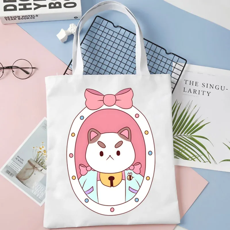 Классическая Холщовая Сумка-тоут с Пчелкой и Пчелкой Puppycat в стиле аниме Kawaii, сумки для женщин, эко-сумка для покупок, винтажные модные сумки Ulzzang
Классическая Холщовая Сумка-тоут с Пчелкой и Пчелкой Puppycat в стиле аниме Kawaii, сумки для женщин, эко-сумка для покупок, винтажные модные сумки Ulzzang