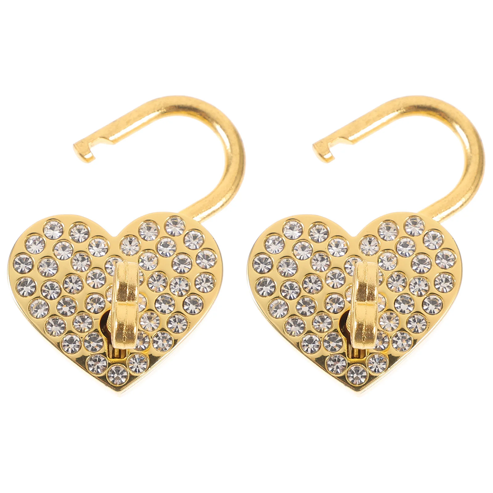 2 Pcs Rhinestones Heart Lock Small Locks Love with Keys Padlock Heart-shaped Alloy
2 Pcs Rhinestones Heart Lock Small Locks Love with Keys Padlock Heart-shaped Alloy