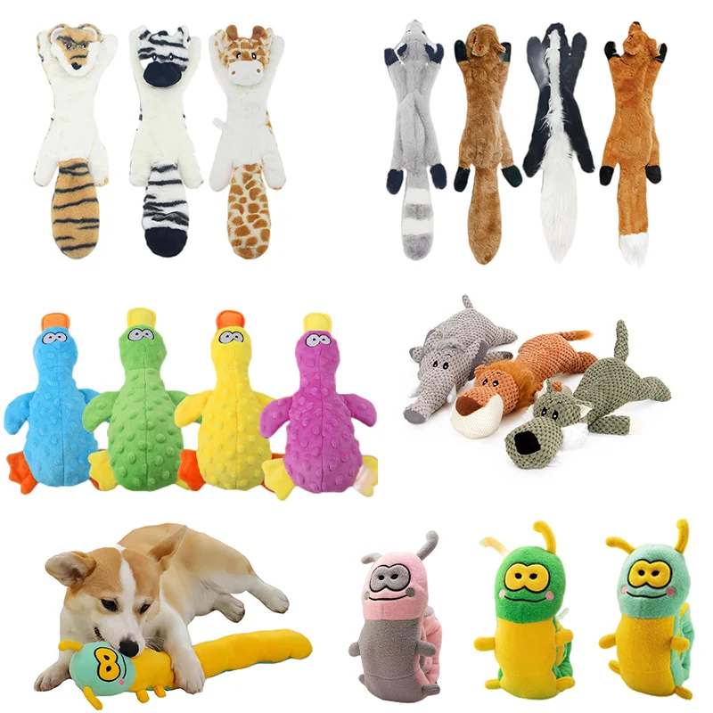 Pet Squeaky Toys Dog Soft Plush Puppy Sound Dog Chew Toys Animals Shape Molar Teeth Clean Duck for Medium Large Pets Supplies
Pet Squeaky Toys Dog Soft Plush Puppy Sound Dog Chew Toys Animals Shape Molar Teeth Clean Duck for Medium Large Pets Supplies