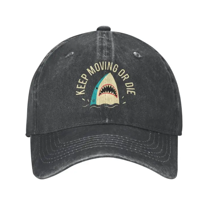 Punk Cotton Shark Seaside Keep Moving Or Die Baseball Cap Men Women Breathable Dad Hat Sports
Punk Cotton Shark Seaside Keep Moving Or Die Baseball Cap Men Women Breathable Dad Hat Sports