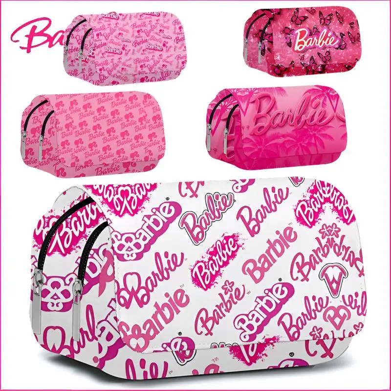 Barbie Pencil Bag Fashion Cartoon Double Layer Zip Stationery Case Learning Stationery for Boys and Girls Products Pencil Case
Barbie Pencil Bag Fashion Cartoon Double Layer Zip Stationery Case Learning Stationery for Boys and Girls Products Pencil Case