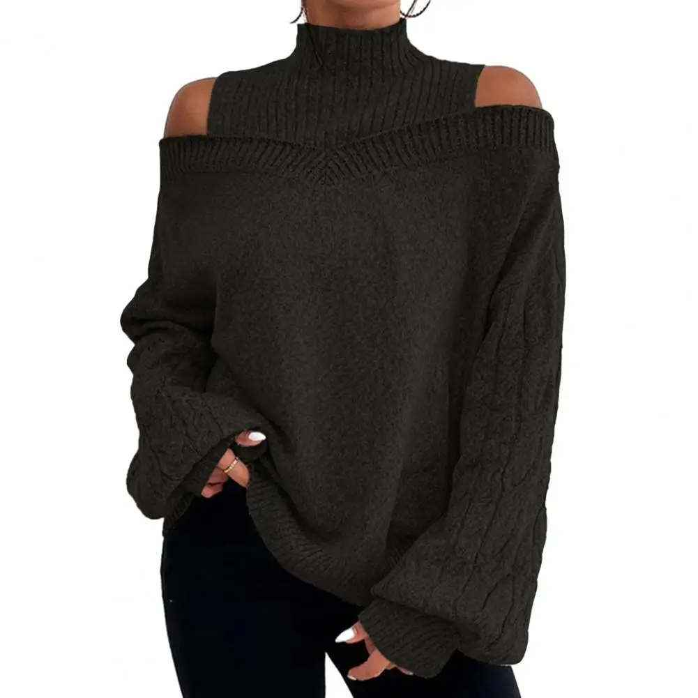 Off-the-shoulder Long-sleeved Sweater Elegant Off Shoulder Knitted Sweater for Women Cozy Hollow Out Pullover Soft Warm Winter
Off-the-shoulder Long-sleeved Sweater Elegant Off Shoulder Knitted Sweater for Women Cozy Hollow Out Pullover Soft Warm Winter
