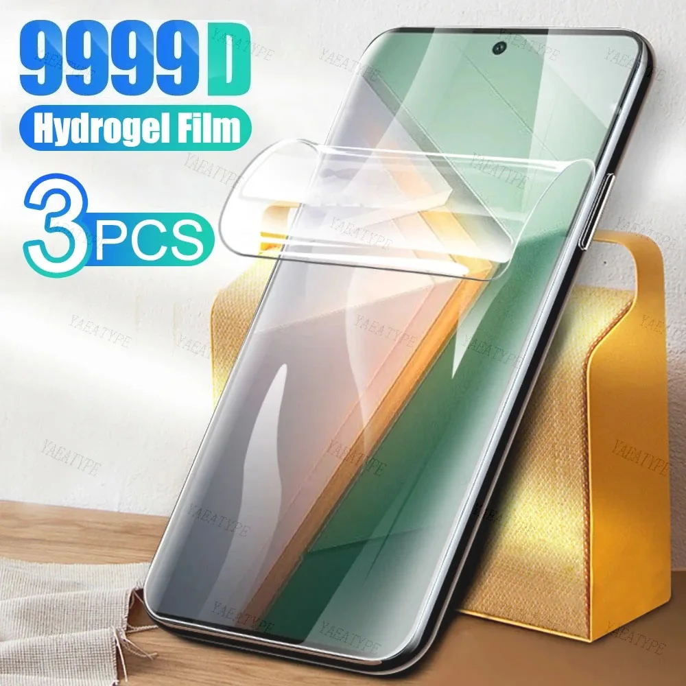 

3Pcs Hydrogel Film Screen Protector For Xiaomi Redmi 10 Prime 9 9A 9T 9C 9AT 9i K40 Note 10 9 Pro 10T 10S 9S T