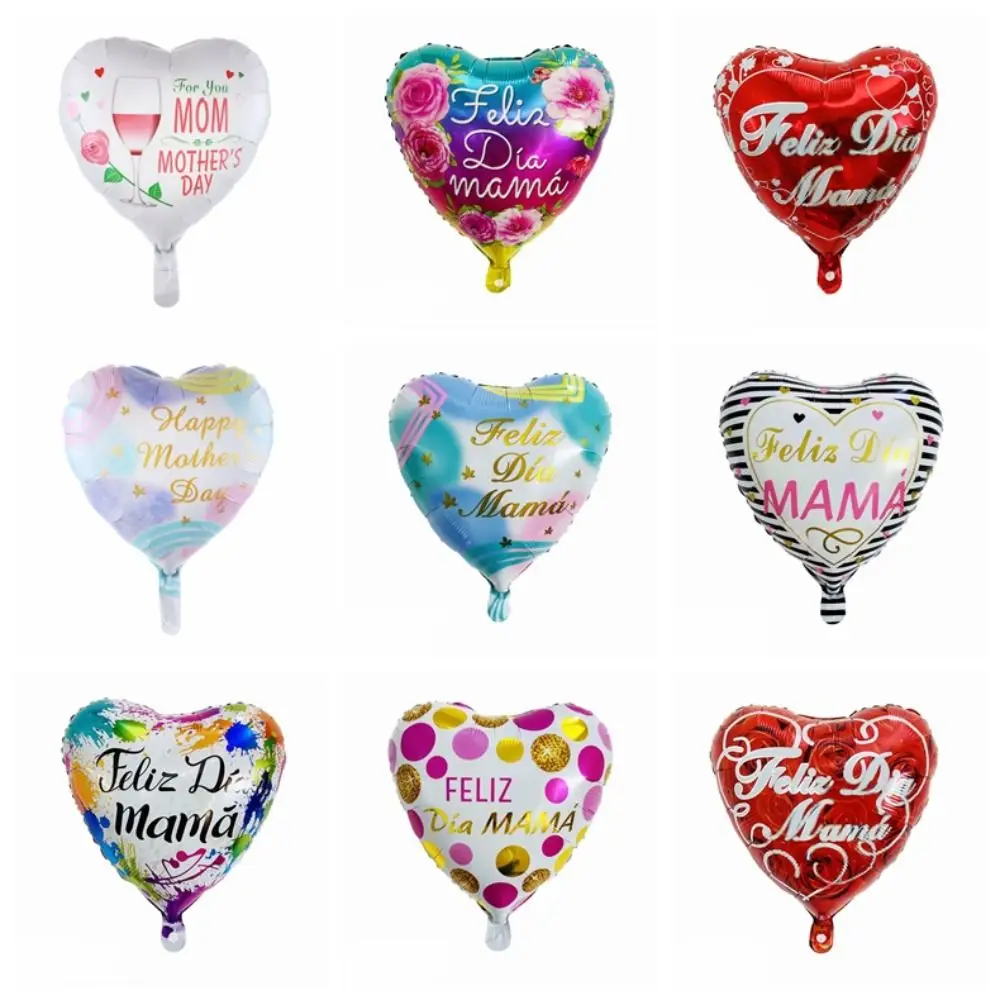 Heart-shaped Print Spanish Aluminum Foil Balloon 18inch Creative Mother's Day Balloon Exquisite Colorful Mother Balloon Adult
Heart-shaped Print Spanish Aluminum Foil Balloon 18inch Creative Mother's Day Balloon Exquisite Colorful Mother Balloon Adult
