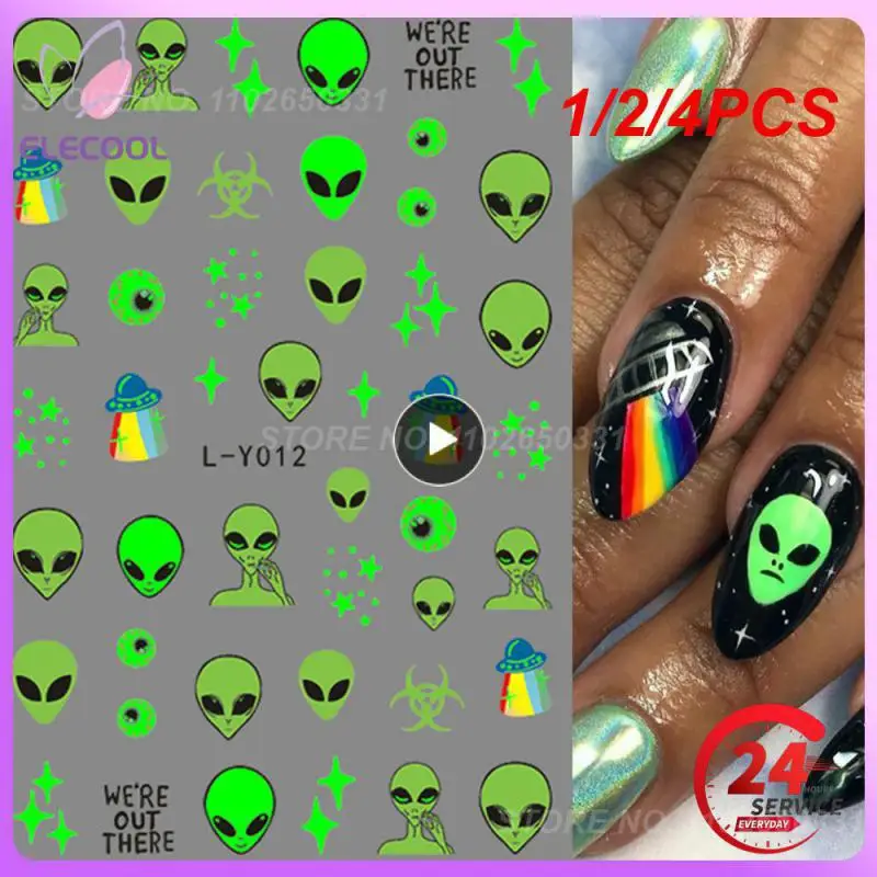 1/2/4PCS Ease Of Use Halloween Nail Art Sticker Noctilucent Halloween Glow Nail Art Halloween High Quality Fun
1/2/4PCS Ease Of Use Halloween Nail Art Sticker Noctilucent Halloween Glow Nail Art Halloween High Quality Fun