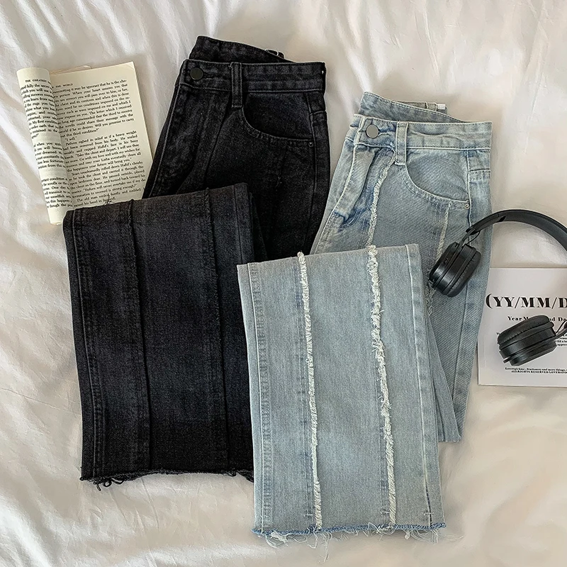 Women High Waist Casual Jeans 2022 Autumn Winter New Korean Slim Trousers Lady Fashion All-match Loose Straight Denim Pants
Women High Waist Casual Jeans 2022 Autumn Winter New Korean Slim Trousers Lady Fashion All-match Loose Straight Denim Pants
