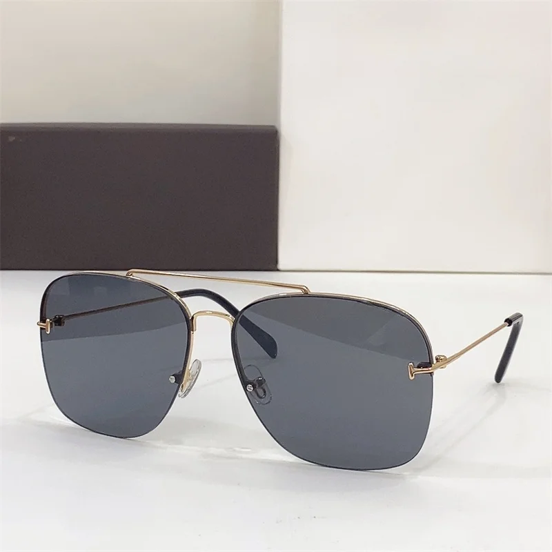 

Sunglasses luxury brand Tom Brand FT0883 Pilot Titanium Women Fashion Glasses For Sun WIth Original Case