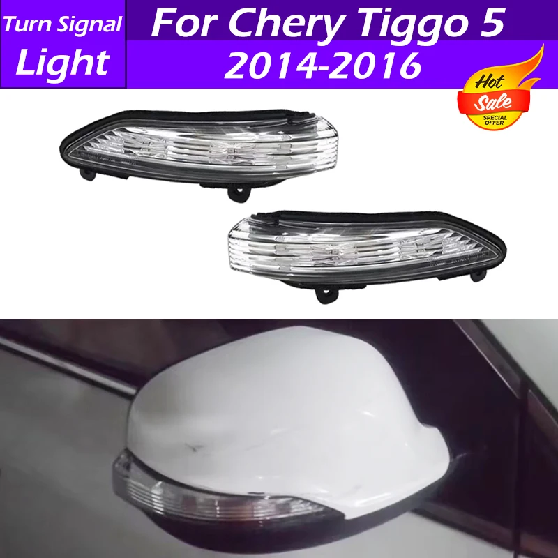 

LED Car Rearview Mirror Turn Signal Light Side Mirror Rearview Indicator Rear View Turning Lamp For Chery Tiggo 5 2014 2015 2016