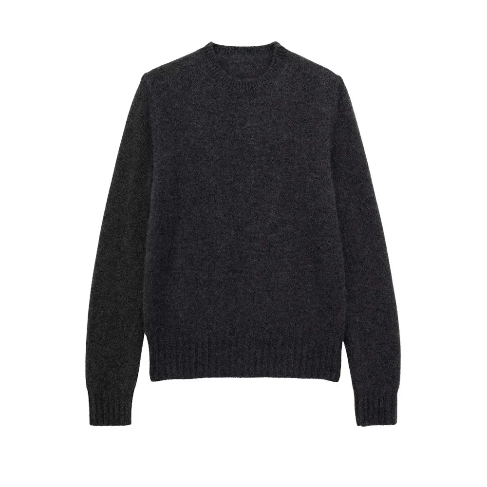 TRAF Women Fashion Basic Solid Knit Sweaters Vintage O Neck Long Sleeve Female Pullovers Chic Casual Tops Jumpers Pullovers
TRAF Women Fashion Basic Solid Knit Sweaters Vintage O Neck Long Sleeve Female Pullovers Chic Casual Tops Jumpers Pullovers