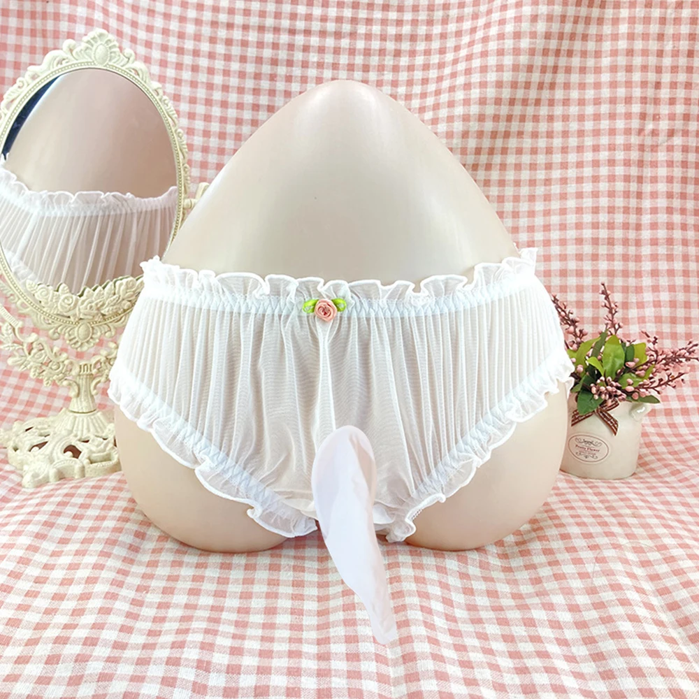 Sexy Men Sissy Briefs Elastic Underpants Daily Home Lace Lingerie Mid-rise Panties Plus Size Sheer Thongs Breathable Underwear
Sexy Men Sissy Briefs Elastic Underpants Daily Home Lace Lingerie Mid-rise Panties Plus Size Sheer Thongs Breathable Underwear