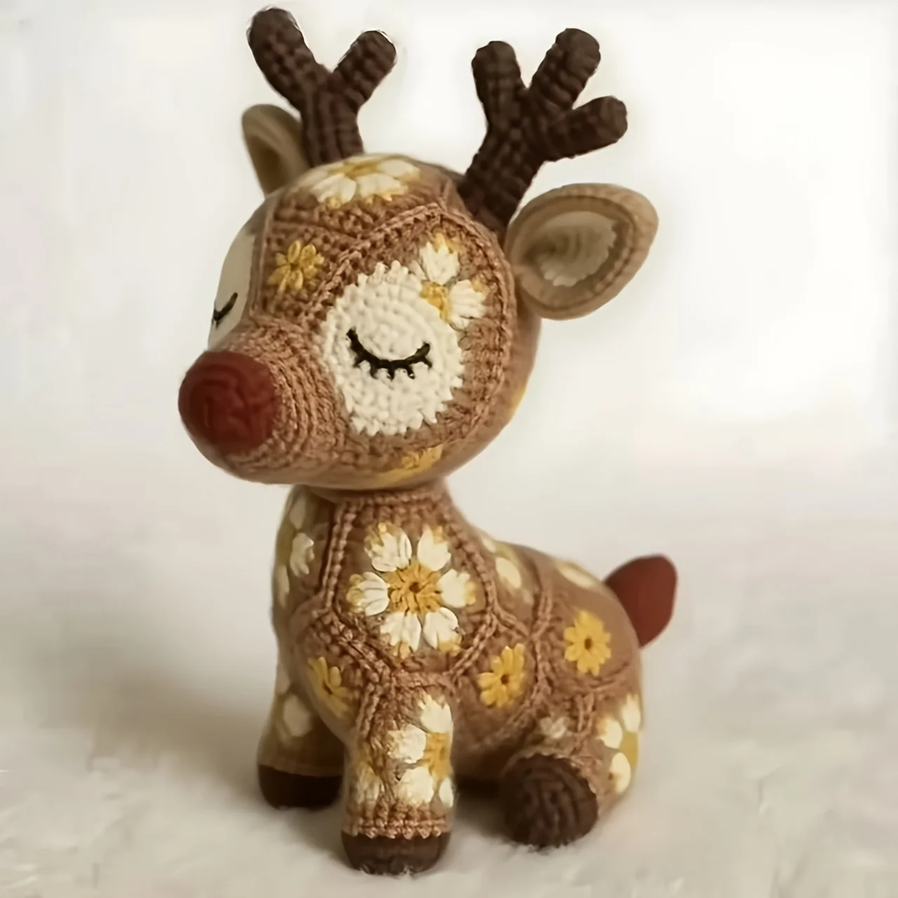 Floral Reindeer Crochet Kit, 4 Colors. DIY Weaving Kit with Video Tutorial. Perfect Holiday Gift & Home Decor! Floral Reindeer Crochet Kit, 4 Colors. DIY Weaving Kit with Video Tutorial. Perfect Holiday Gift & Home Decor!