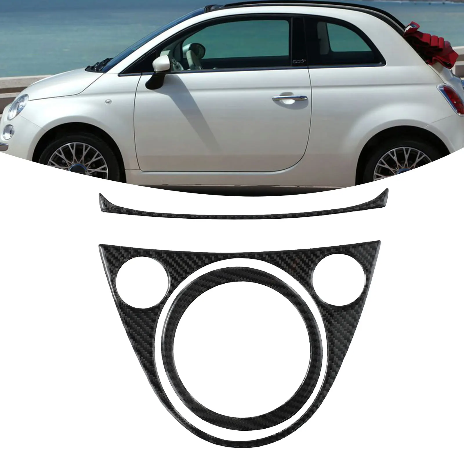 Carbon Fiber Interior Gear Shift Surround Frame Trim For Fiat 500 2012-2015 Quick Installation And Easy To Use And High Qualit
Carbon Fiber Interior Gear Shift Surround Frame Trim For Fiat 500 2012-2015 Quick Installation And Easy To Use And High Qualit
