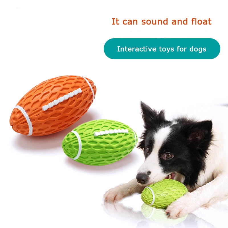 Pet dog rubber toys Bite resistant vocal football relief grinding teeth universal interactive pet products to increase affection
Pet dog rubber toys Bite resistant vocal football relief grinding teeth universal interactive pet products to increase affection