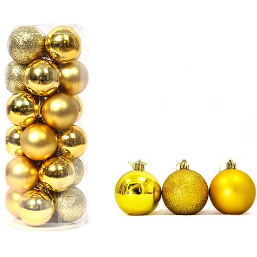 24 Pcs Christmas Ball Decorations Xmas Tree Hanging Pendant For Family Merry Party Holiday Wedding Ornaments Plastic 3cm
24 Pcs Christmas Ball Decorations Xmas Tree Hanging Pendant For Family Merry Party Holiday Wedding Ornaments Plastic 3cm
