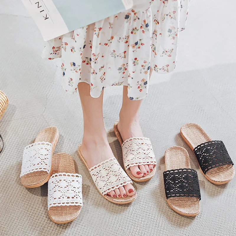 

ALA Rising|2024 New Style Linen Shoes For Women Beach Style Vocation Comtable Shoes High Quality Soft Shoes