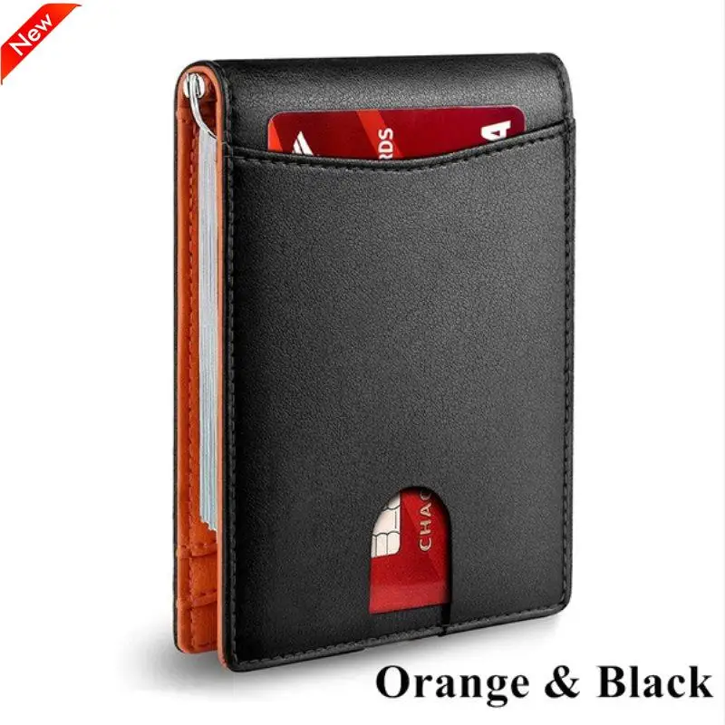 Men's Simple Slim Wallet With Money Clip Minimalist Card Case Rfid Blocking Anti-theft Metal Cardholder Laser Logo Money Clip
Men's Simple Slim Wallet With Money Clip Minimalist Card Case Rfid Blocking Anti-theft Metal Cardholder Laser Logo Money Clip