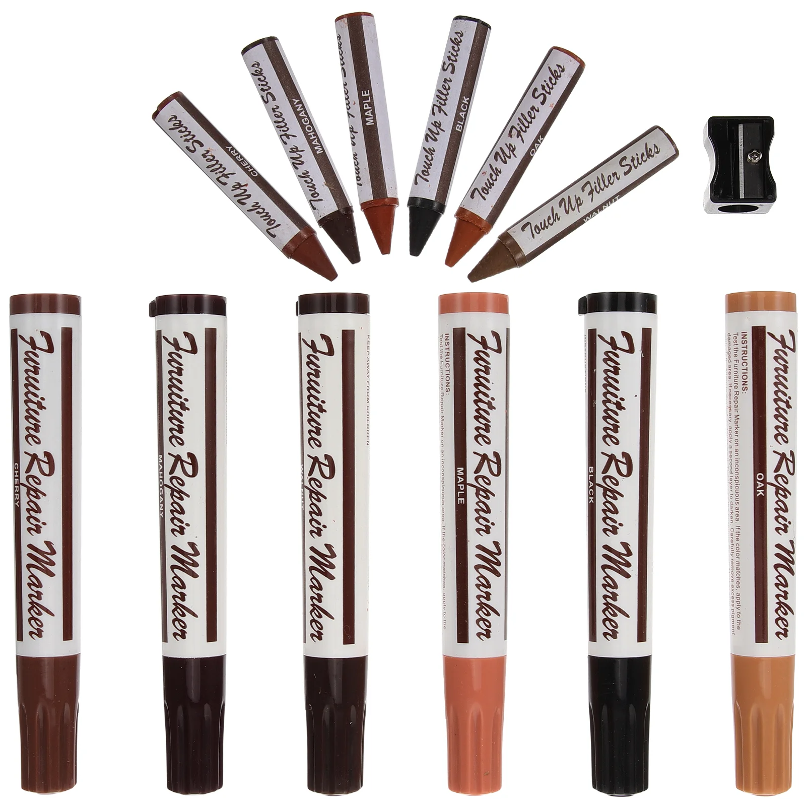 1 Set of Furniture Touch-up Markers Wood Furniture Repair Markers Wood Scratch Repair Markers
1 Set of Furniture Touch-up Markers Wood Furniture Repair Markers Wood Scratch Repair Markers